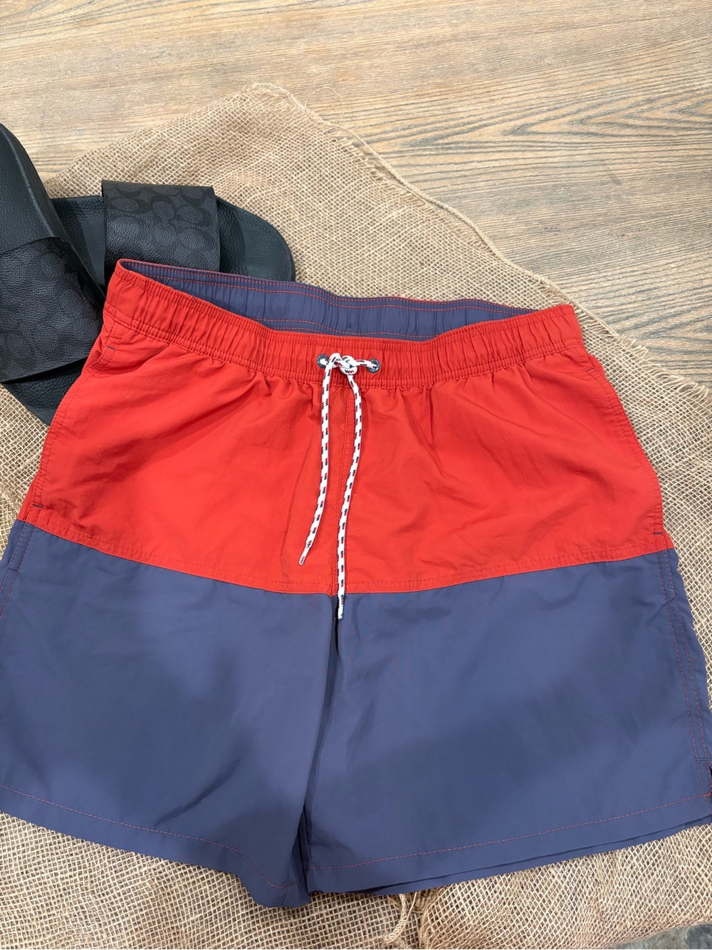 Goodfellow & Co. Colorblock Swim Trunks Men’s M / Beach Vacation Pool Essential